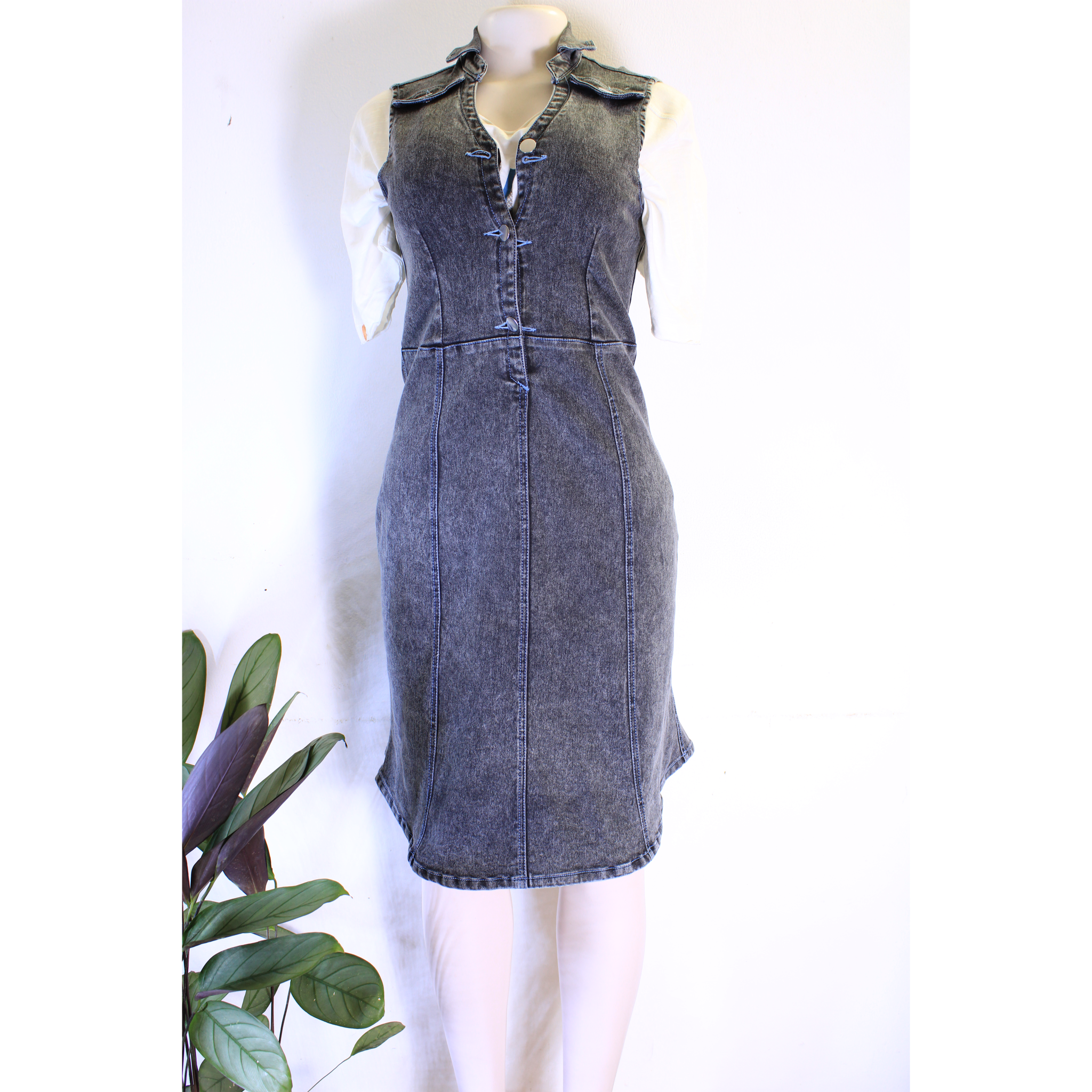 Picture of SLEEVELESS GORED FROCK