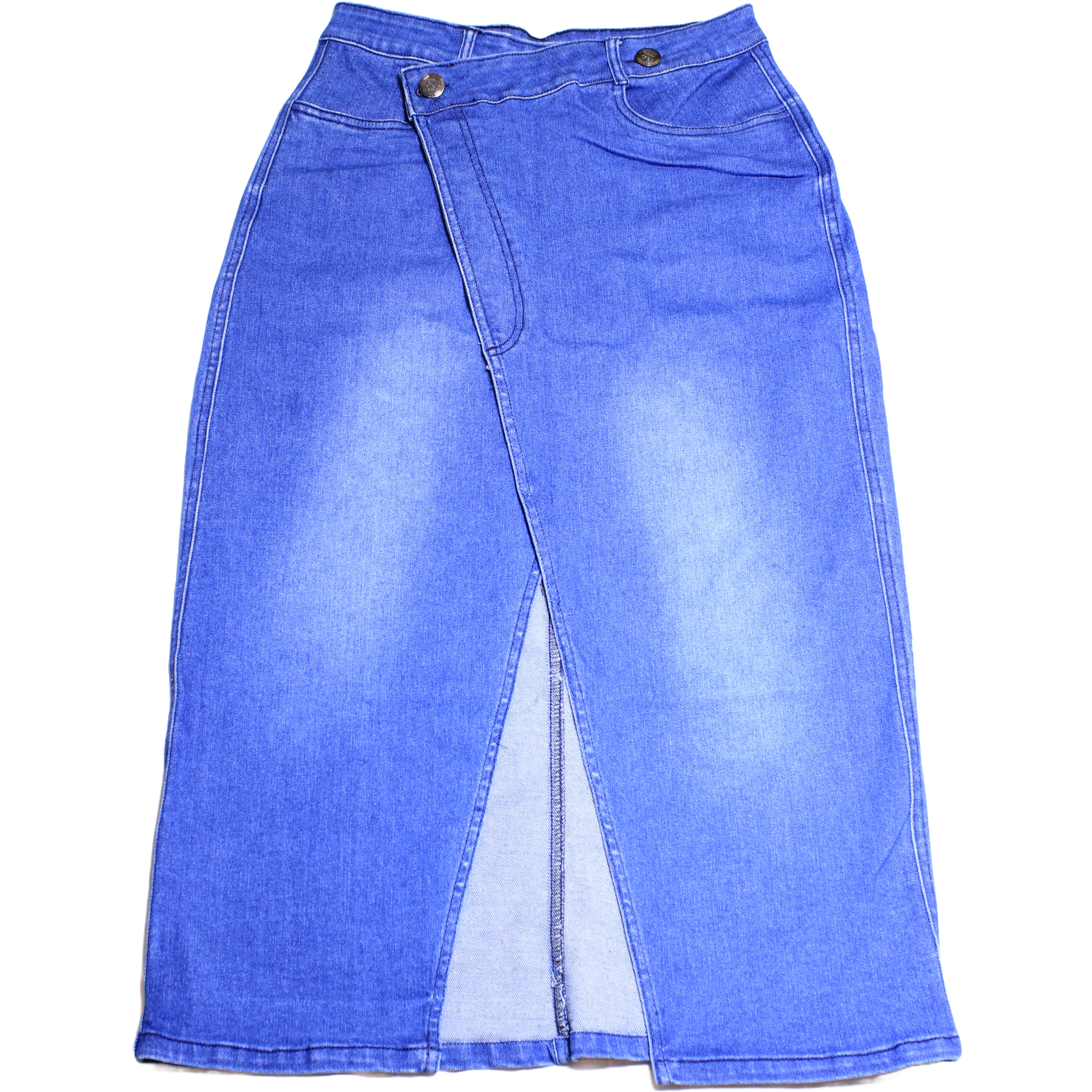 Picture of FRONT OPEN SLANT WAIST SKIRT
