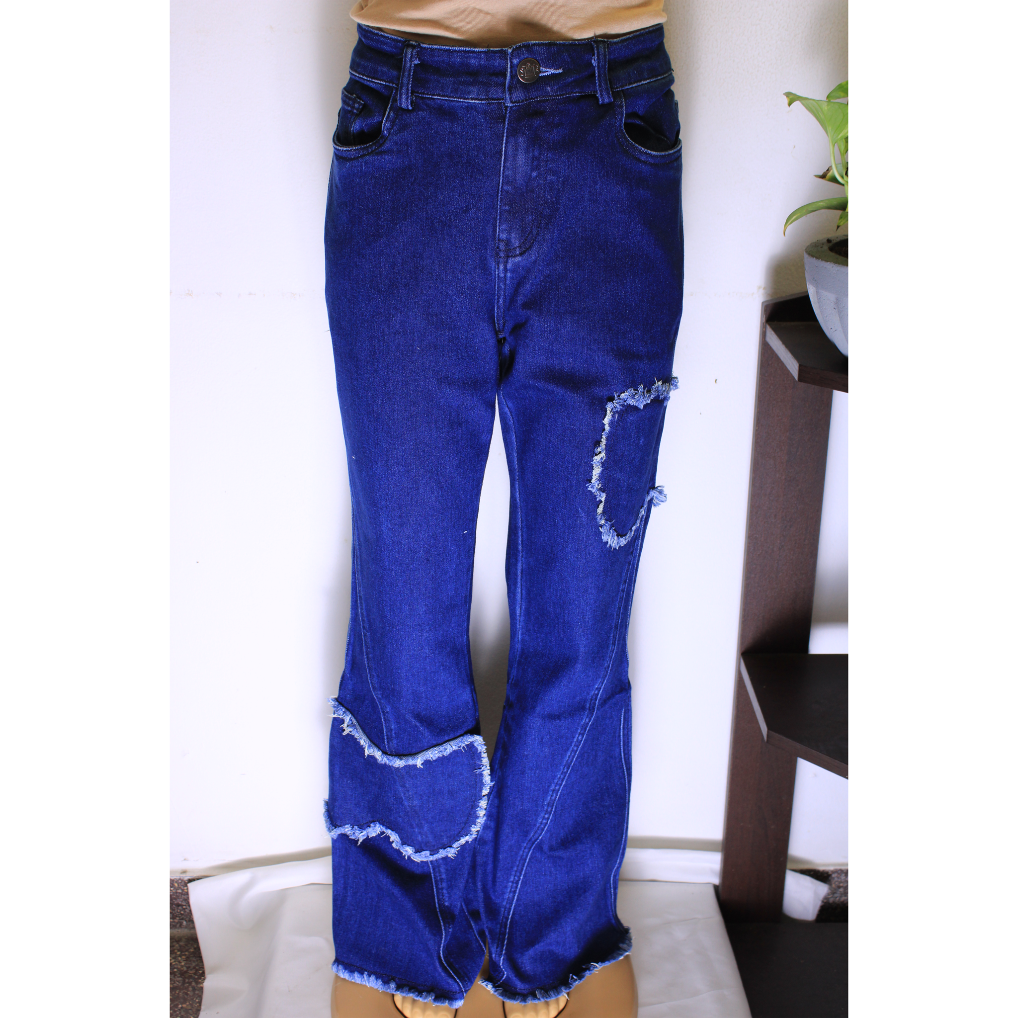 Picture of BOOTCUT PATCH JEANS