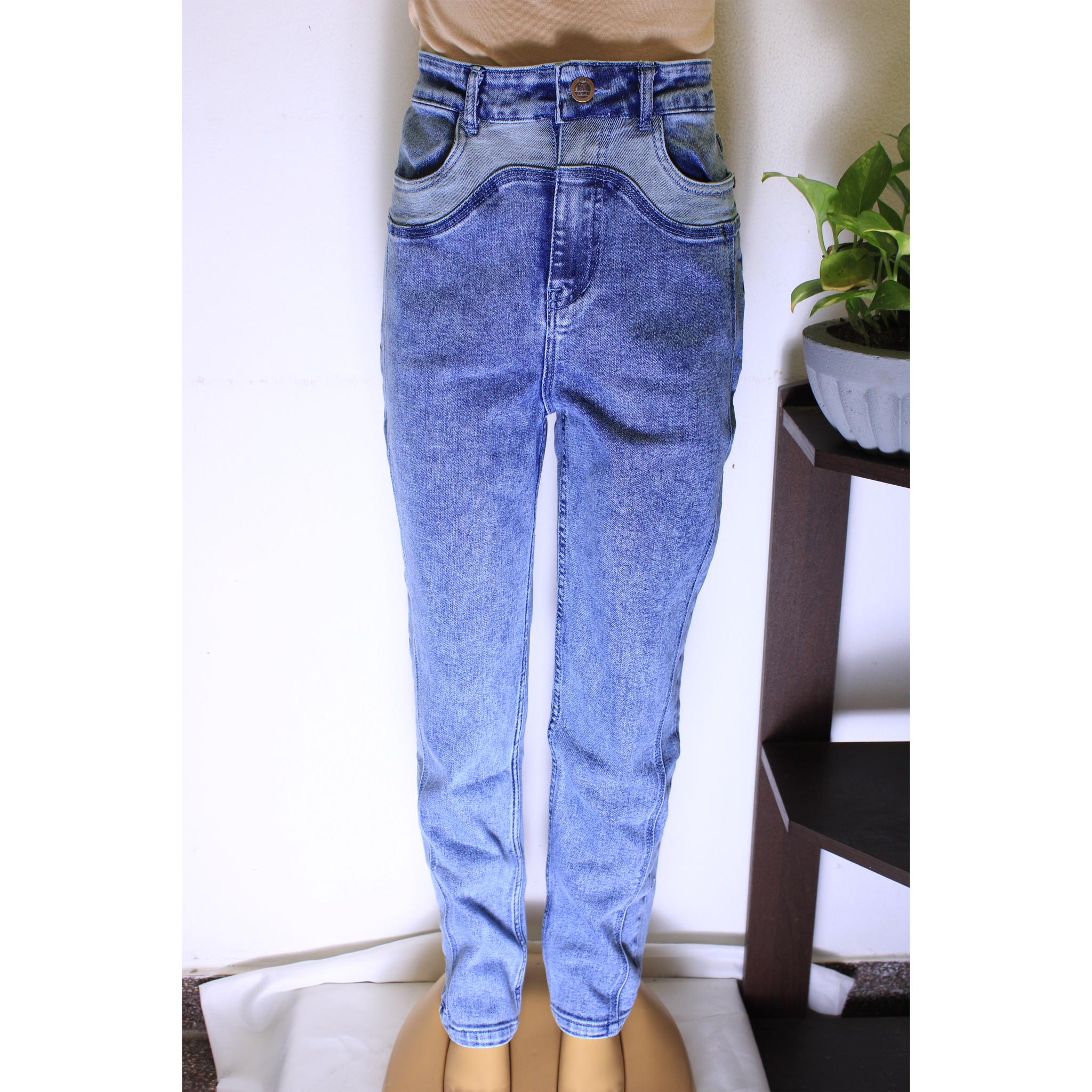 Picture of TWO TONE WIDE LEG